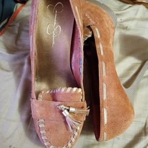 Moccasin heels